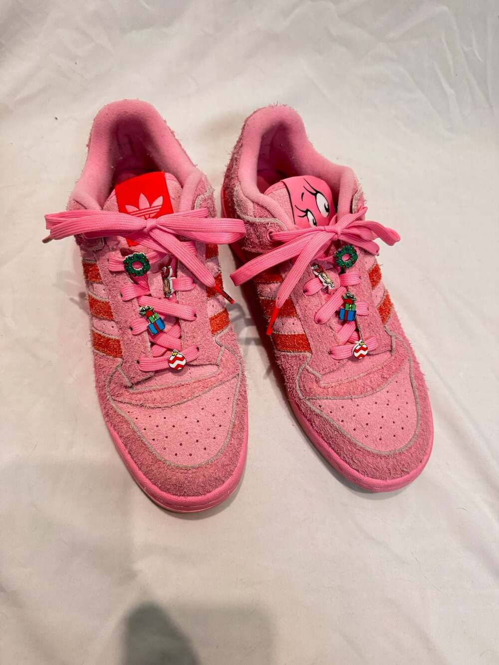 Adidas - Forum Low Grinch Cindy Lou Who Suede - Pink - 9 - Mens